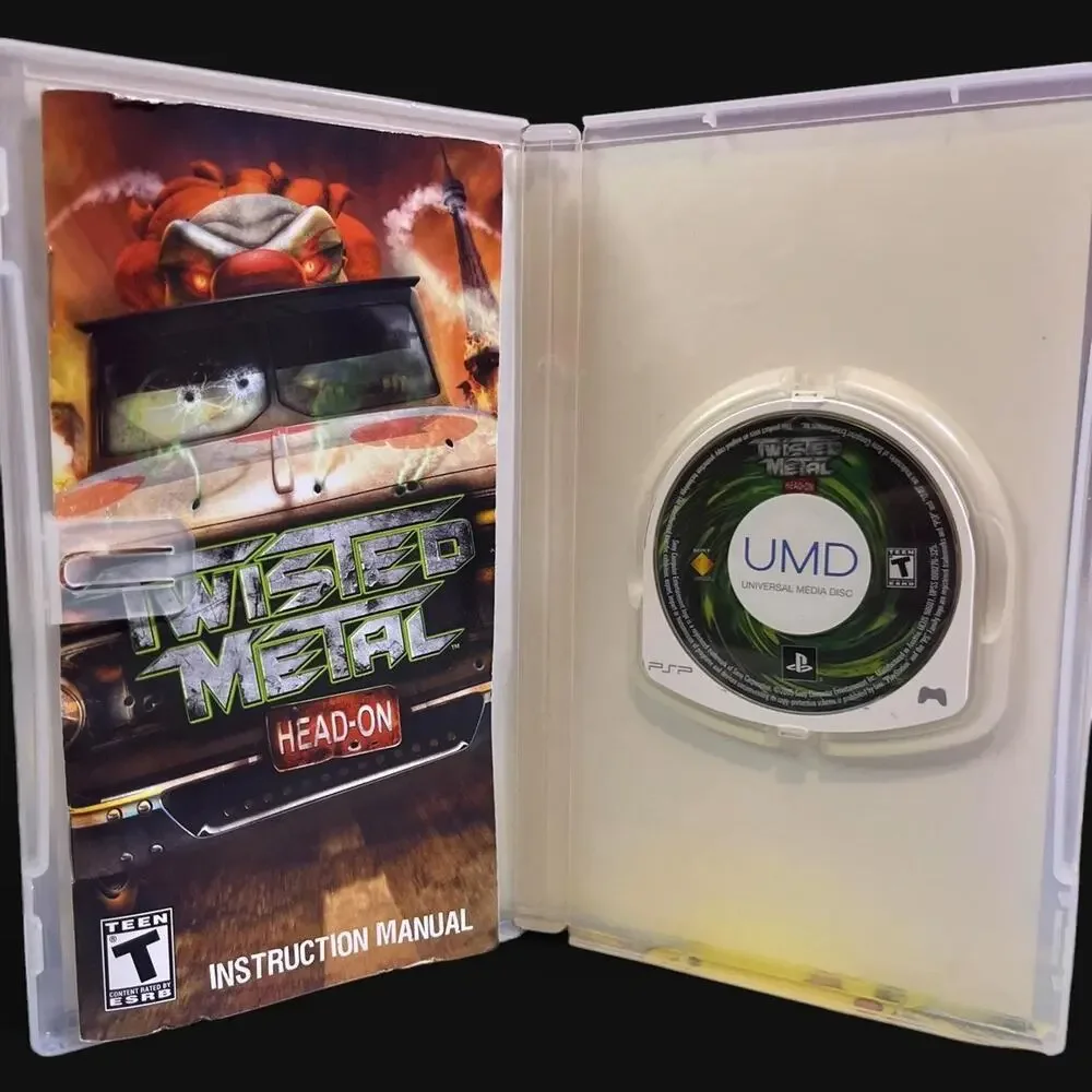 Twisted Metal Head On PSP Game CIB Great Condition !